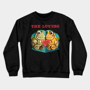 The Lovers Frog and Toad and Heart LGBTQ+ Crewneck Sweatshirt